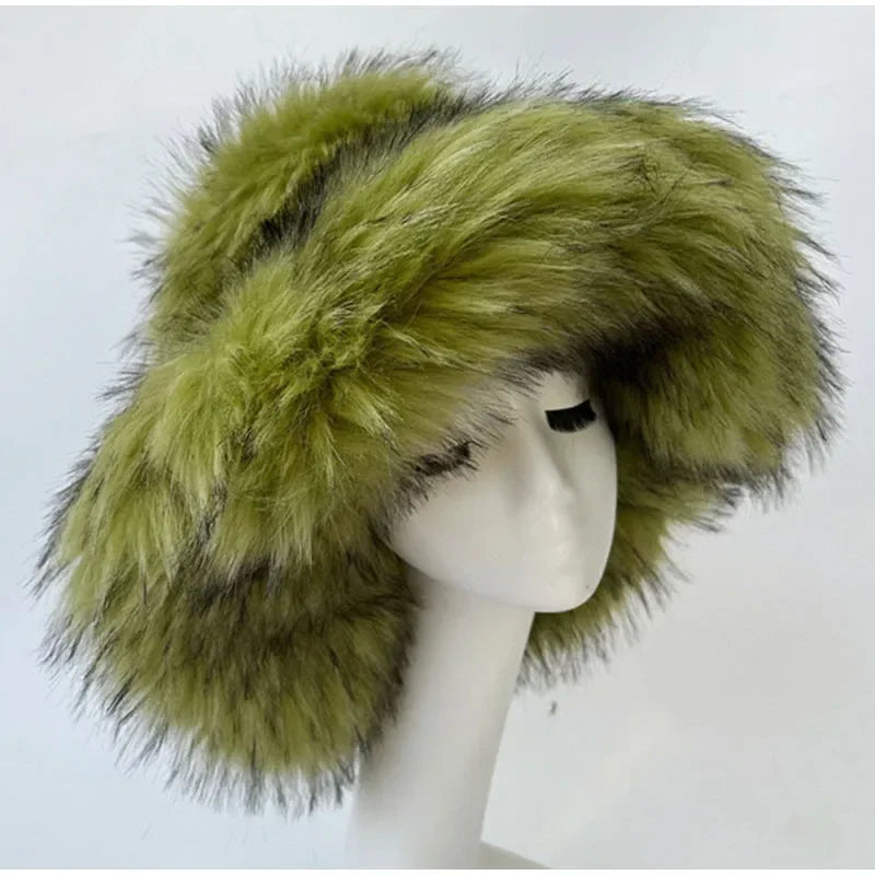Fashionable Fur Bucket Hats