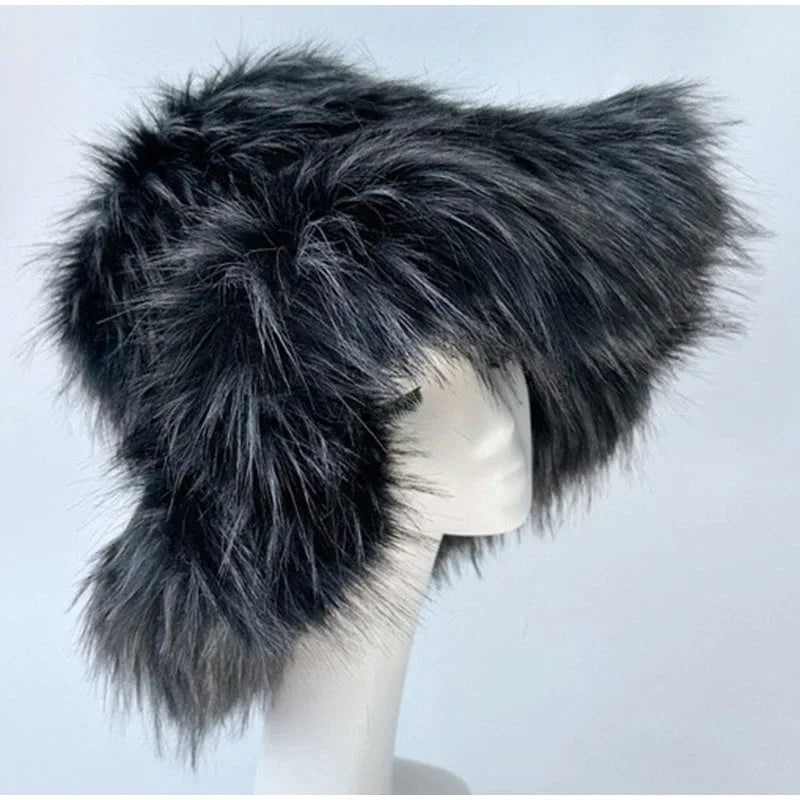 Fashionable Fur Bucket Hats