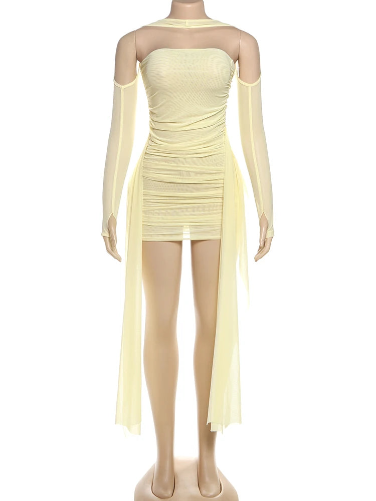 Thin Ribbons Tassel Dress