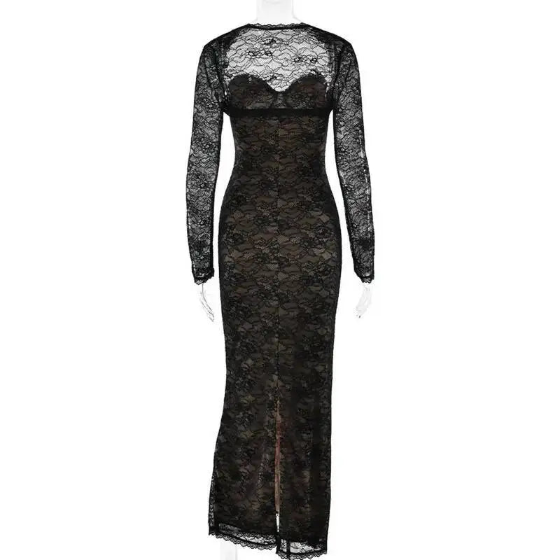Slim Lace Bodycon Dress