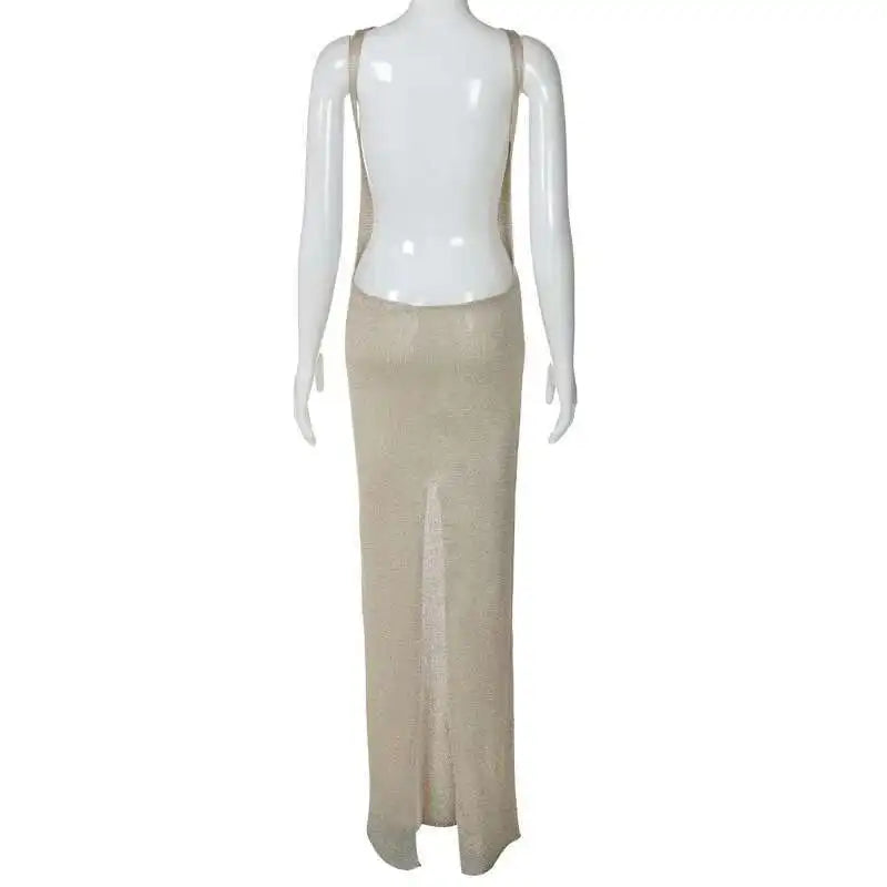 Sparkle Backless Dress