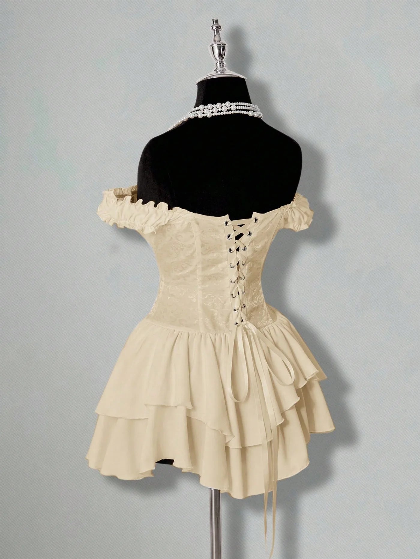 Cute Queen Style Short Dress