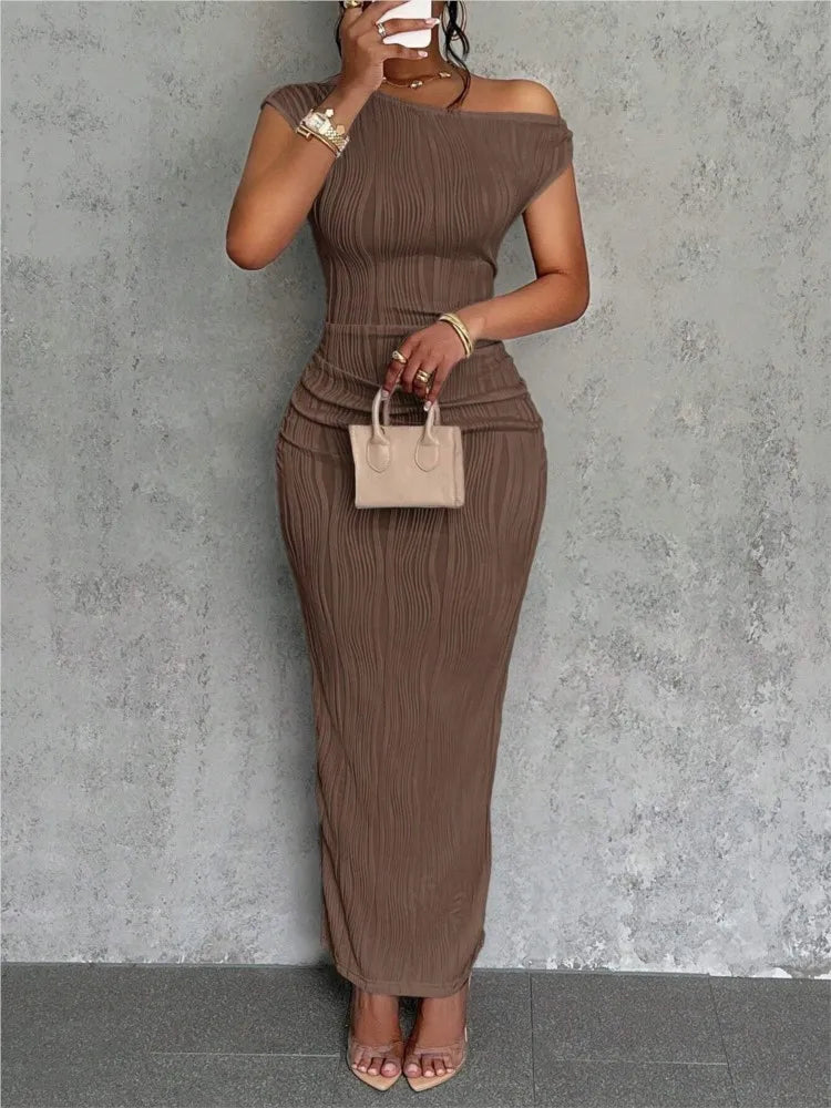 Elegant Slanted Dress