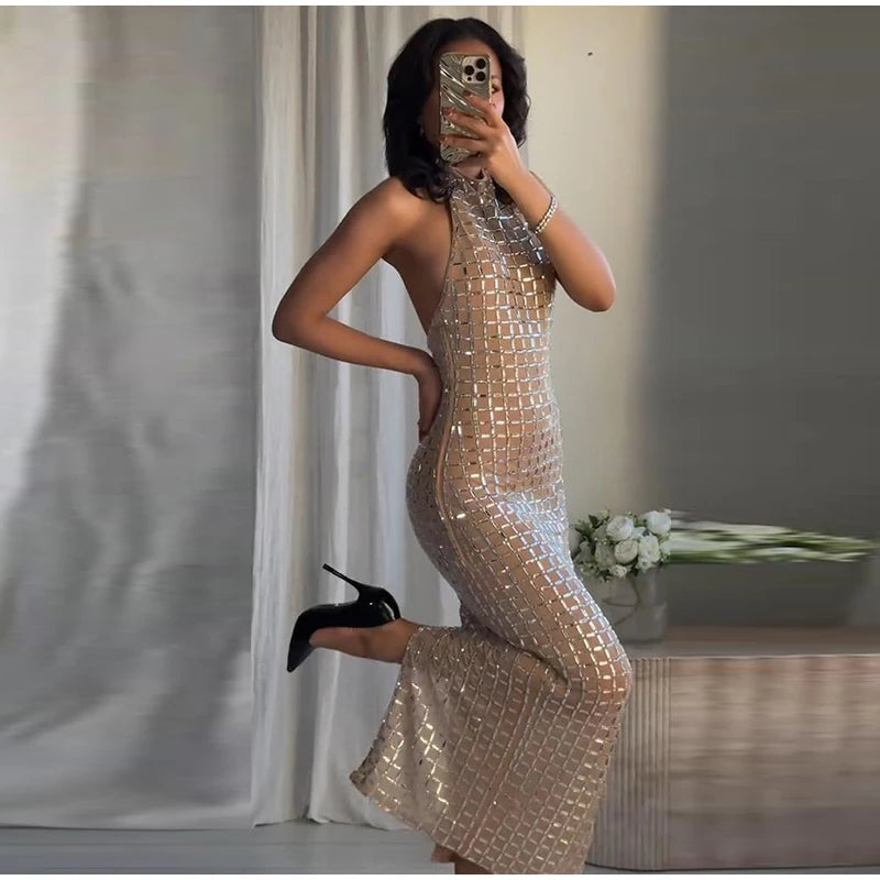 Classy Long Bling Dress