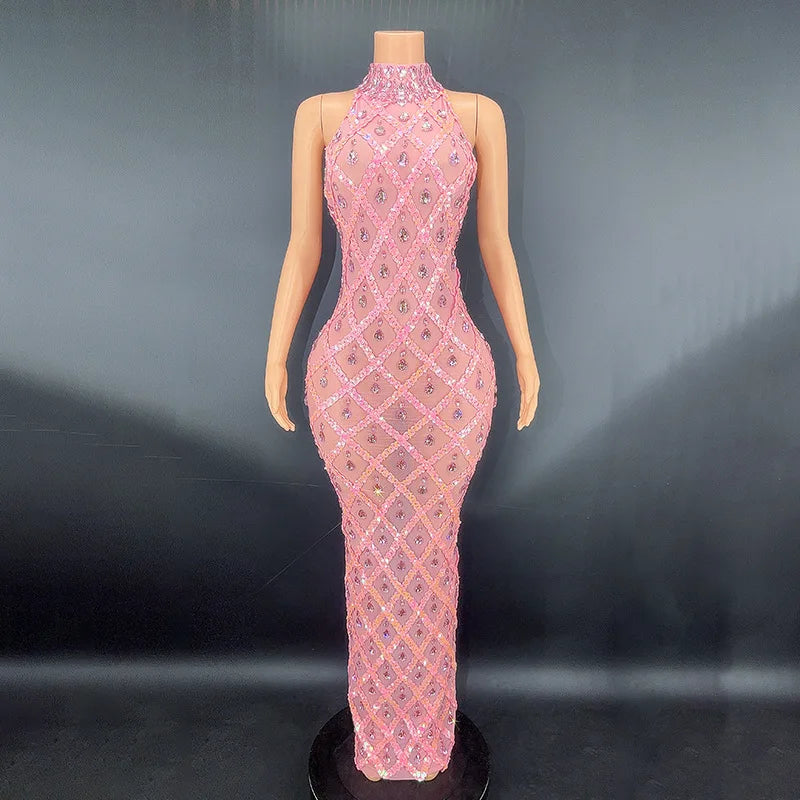 Luxurious Rhinestone Dress