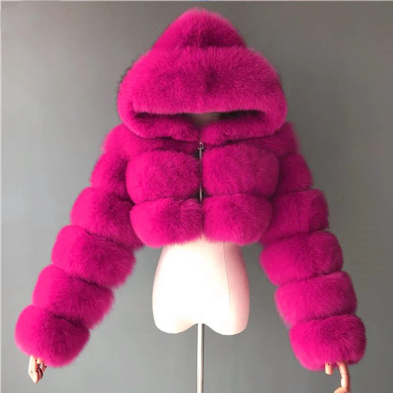 Fashionable Fur Winter Coat