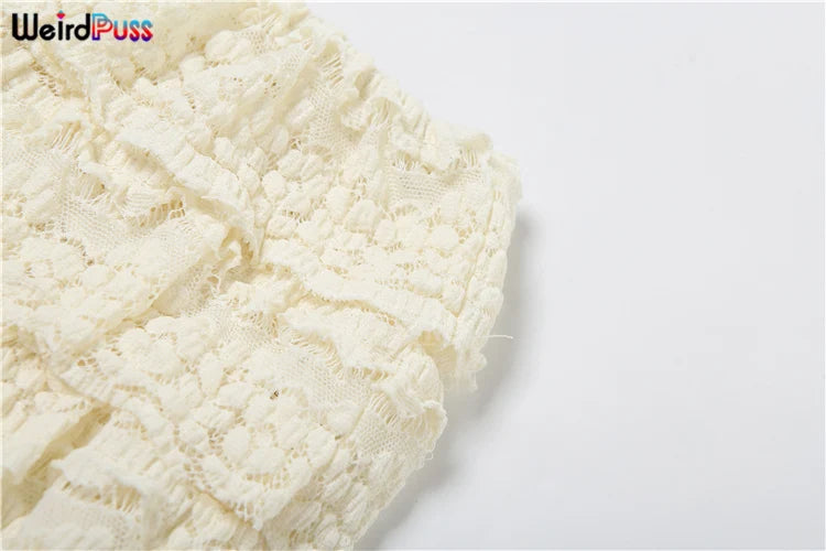 Ruffles Top+Shorts Set