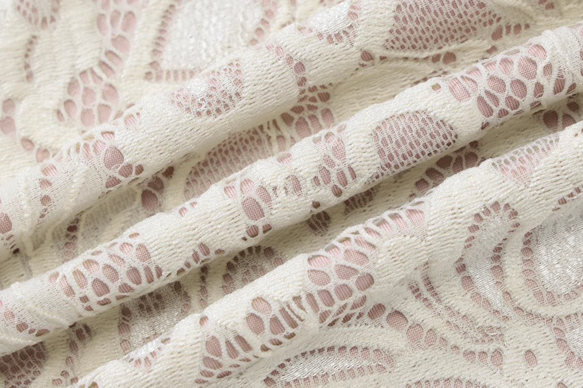 Elegant Lace Mini Dress