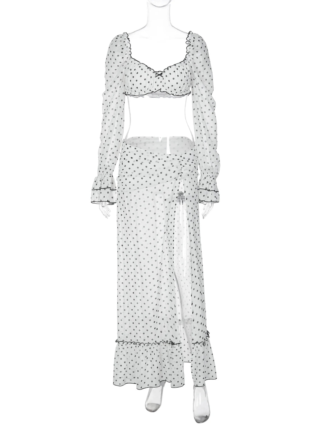 Polka Dot Print 2 Pieces Sets