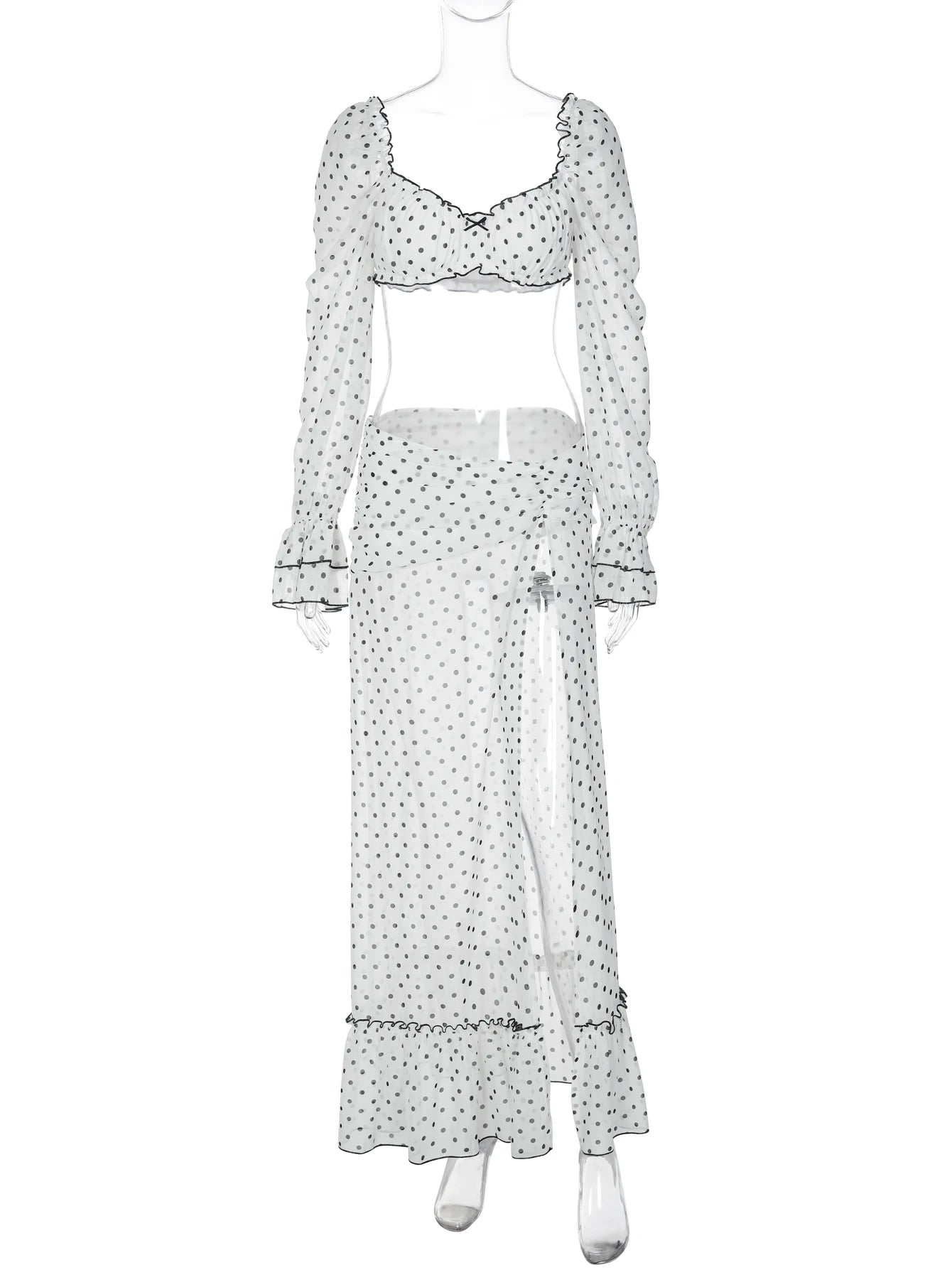 Polka Dot Print 2 Pieces Sets
