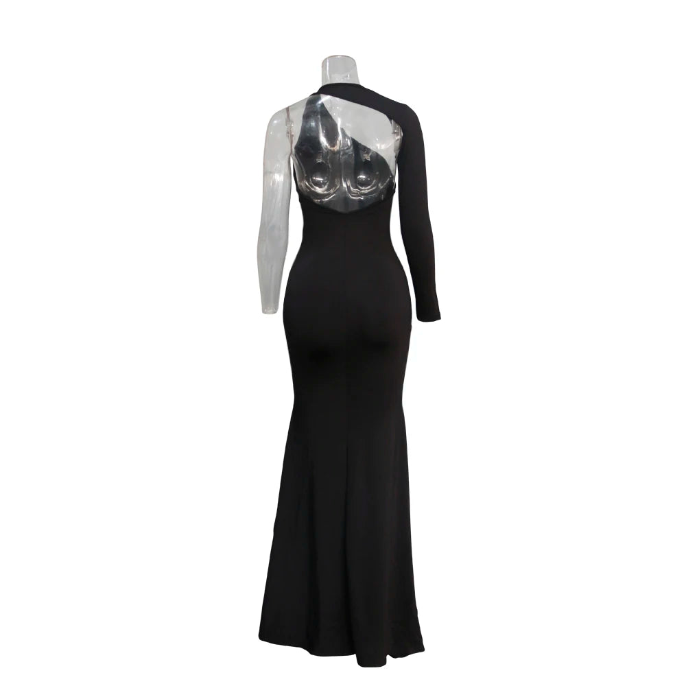 Elegant 1 Long-sleeved Dress