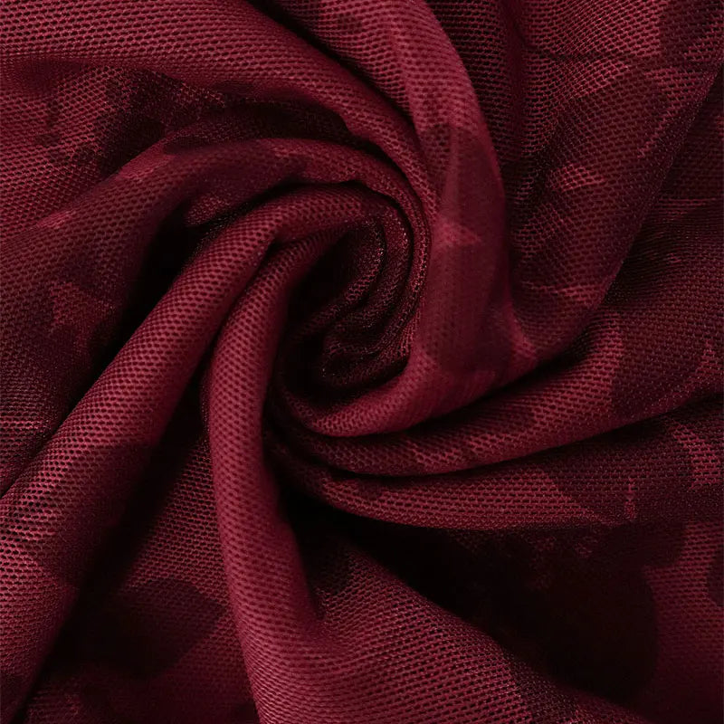 Graceful Red Wine Dress