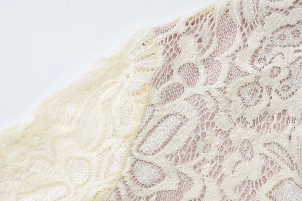 Elegant Lace Mini Dress