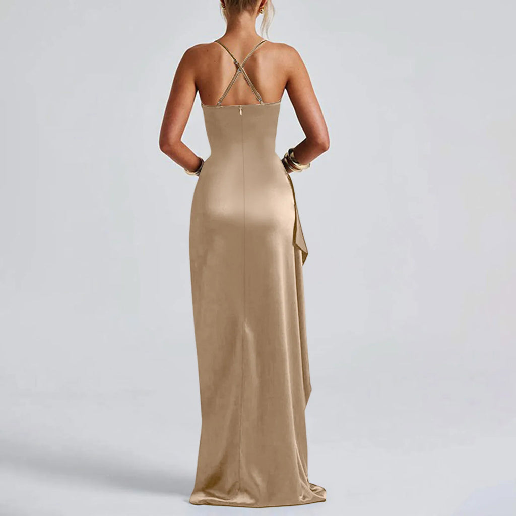 Exquisite Satin Ballroom Dress