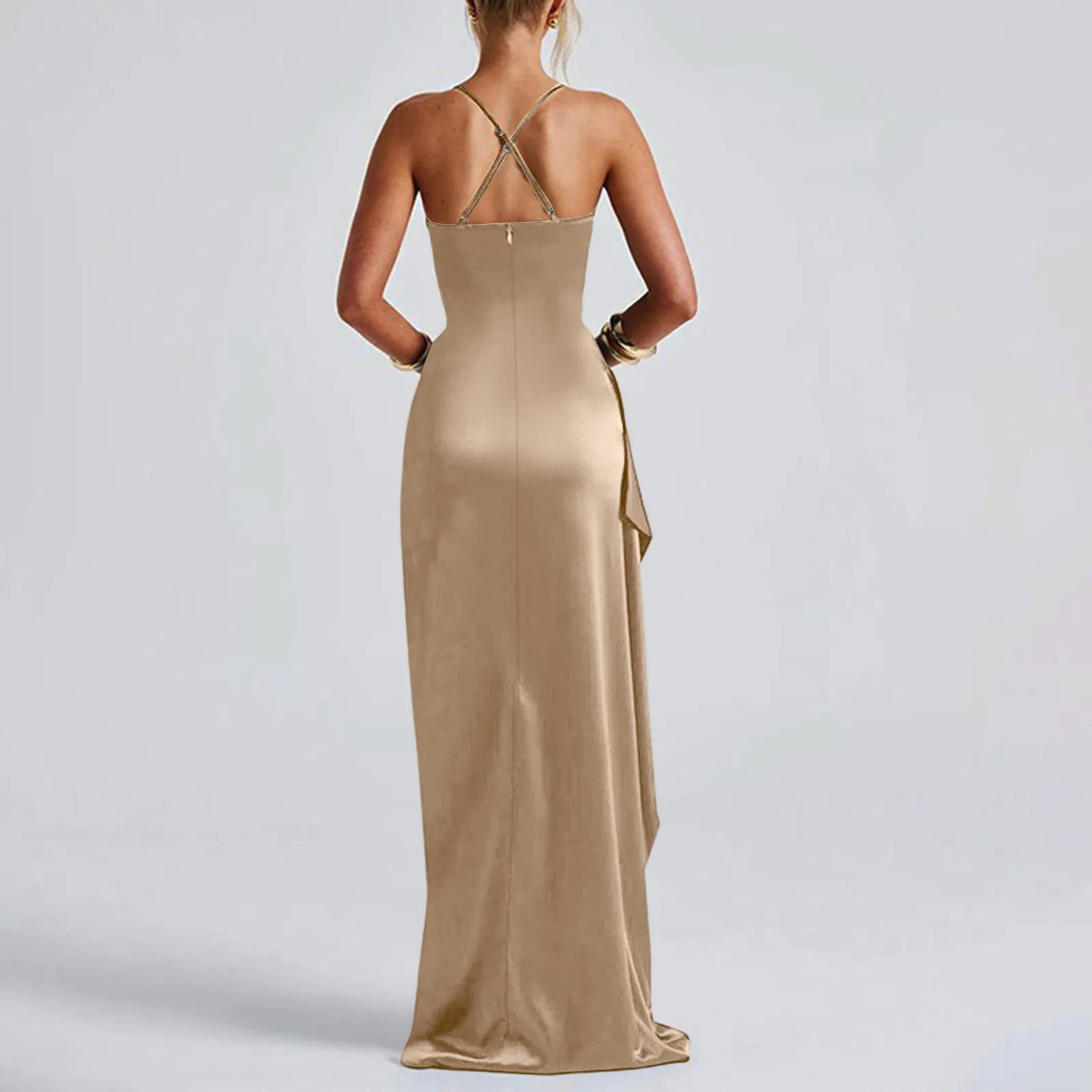 Exquisite Satin Ballroom Dress