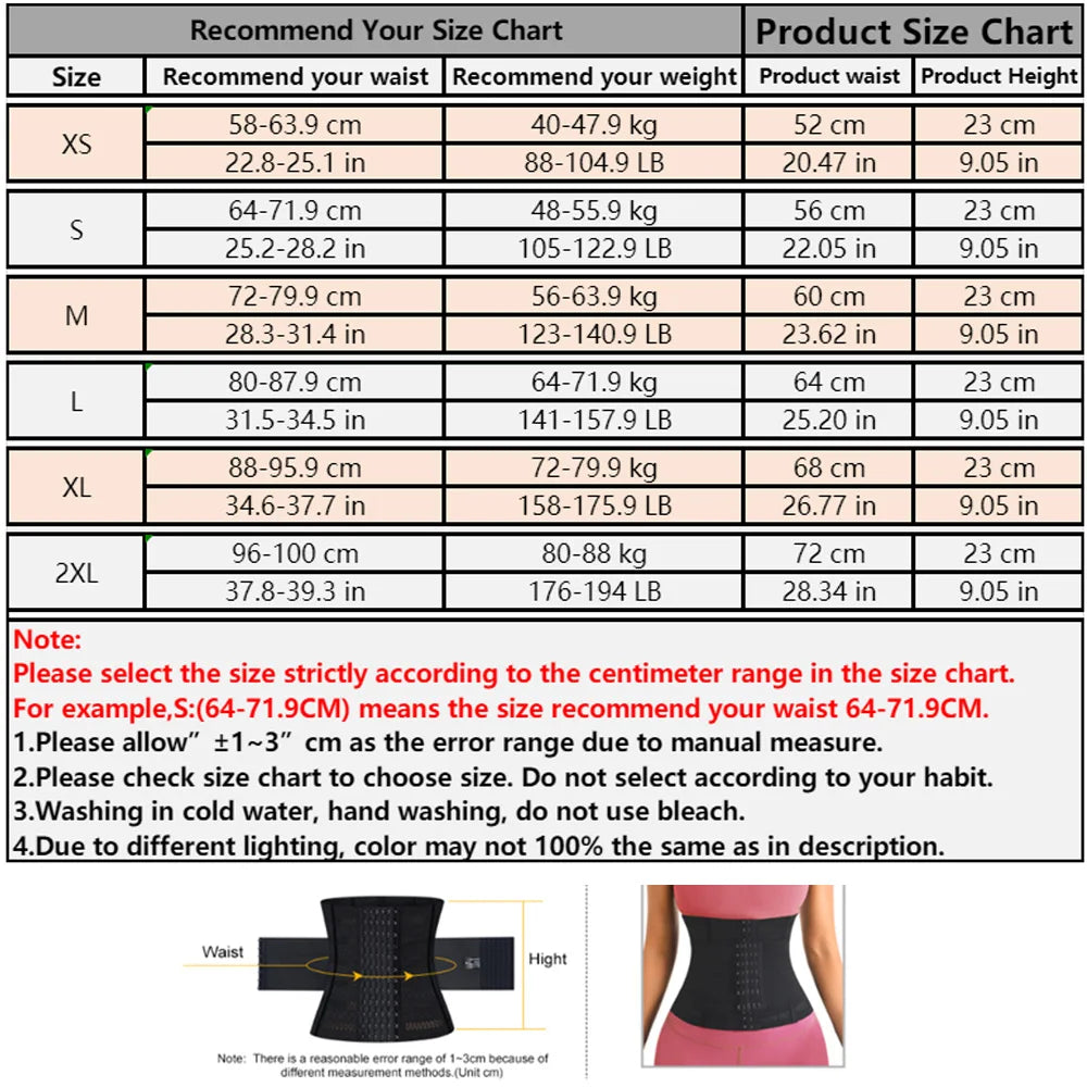 Corset Belts Waist Trainer