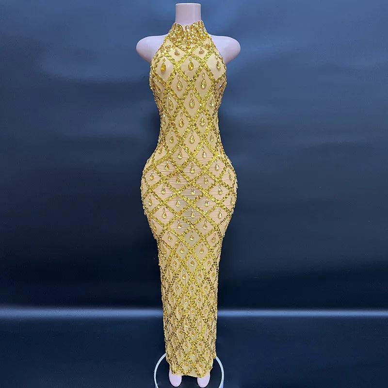 Luxurious Rhinestone Dress