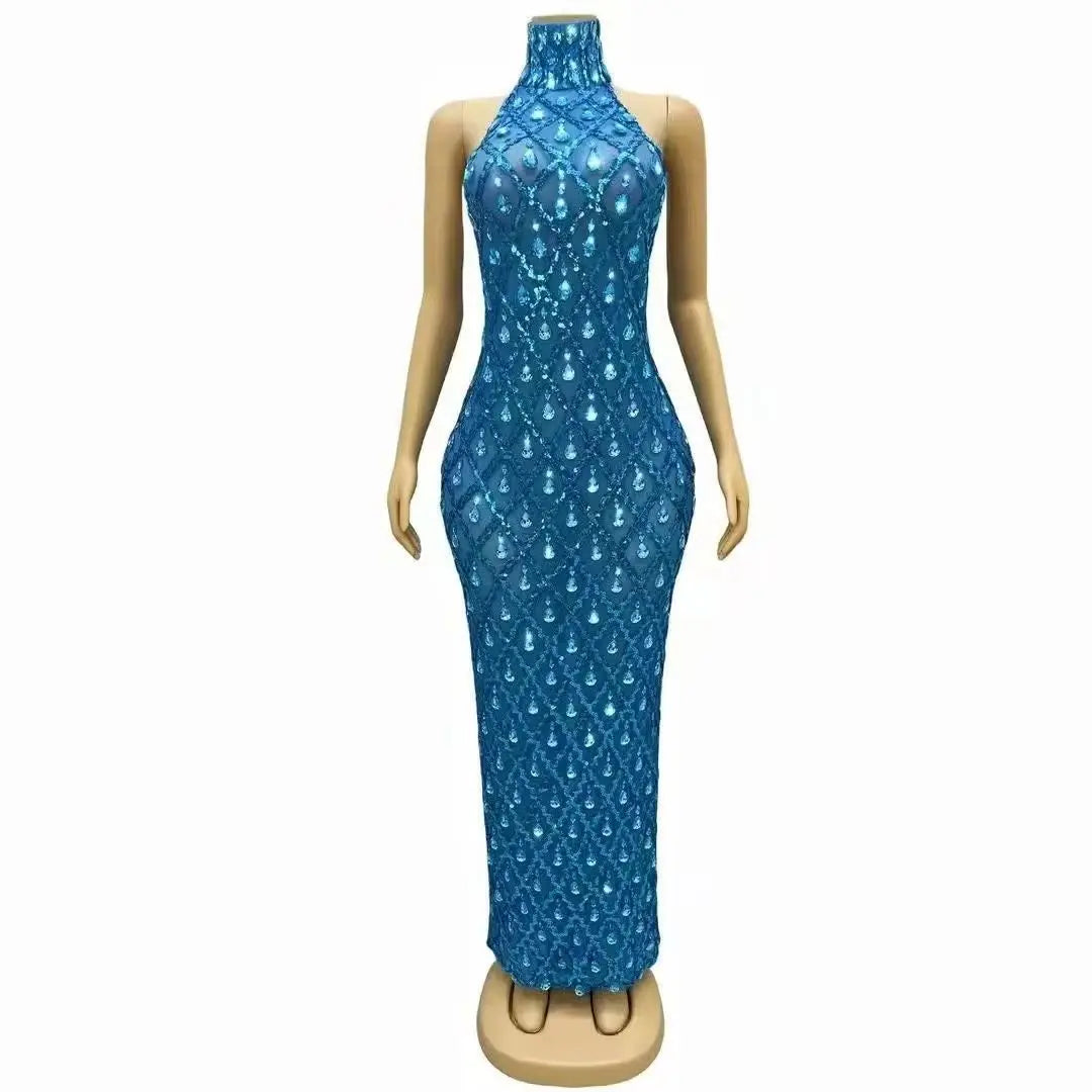 Luxurious Rhinestone Dress