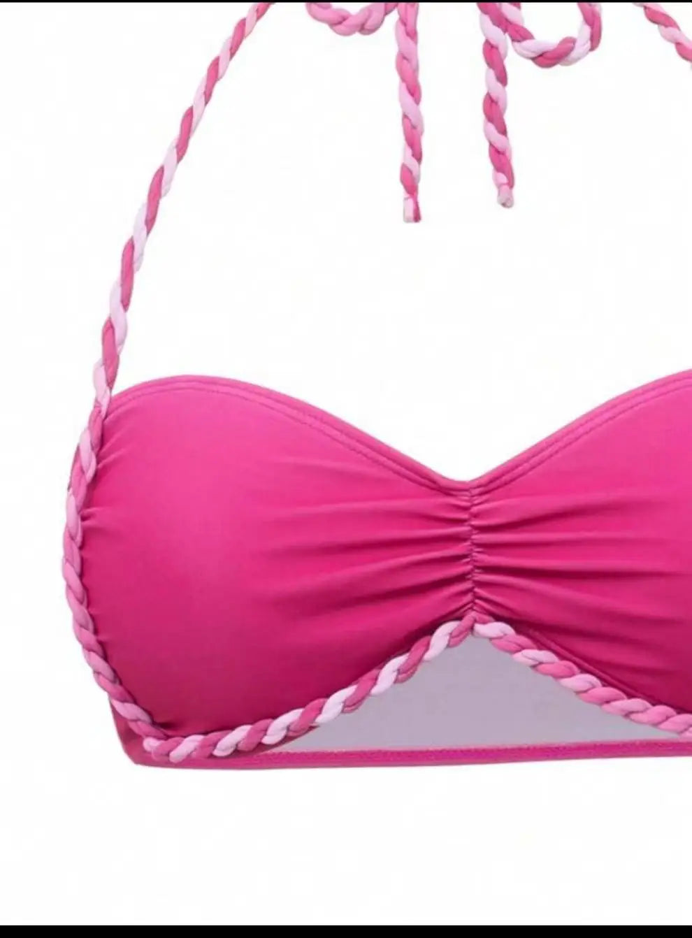 Sexy Pink Beach Swimwear Set