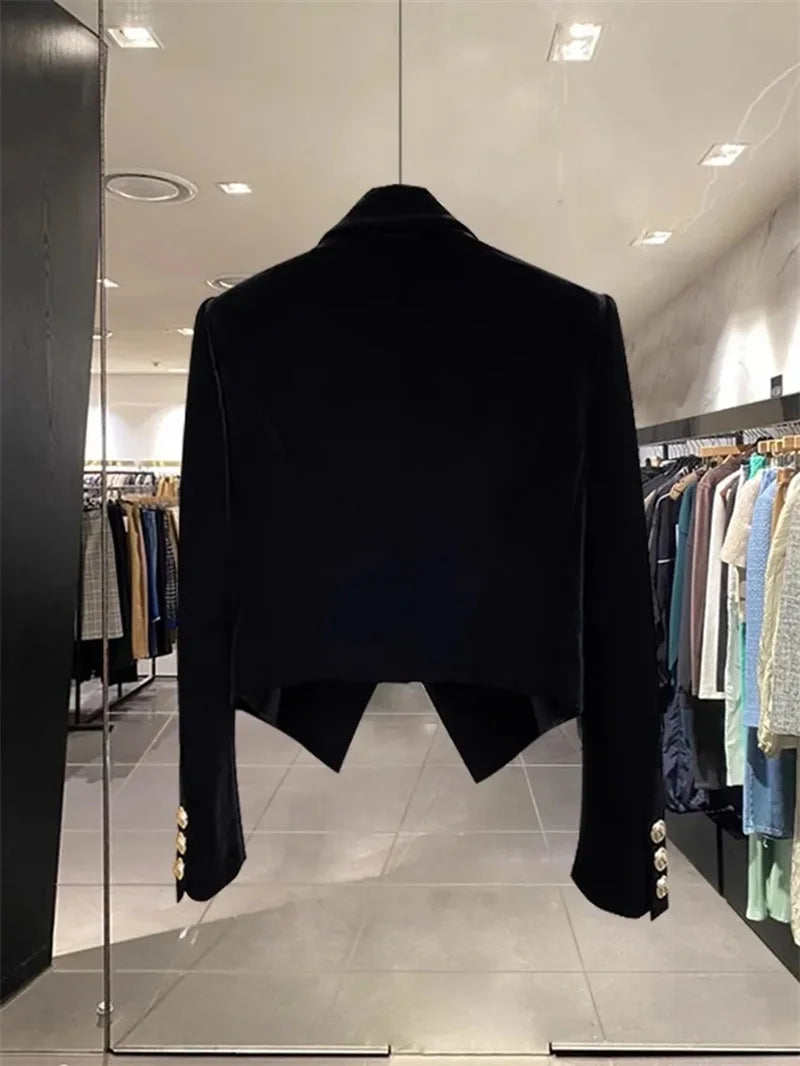 Business Velvet Coat