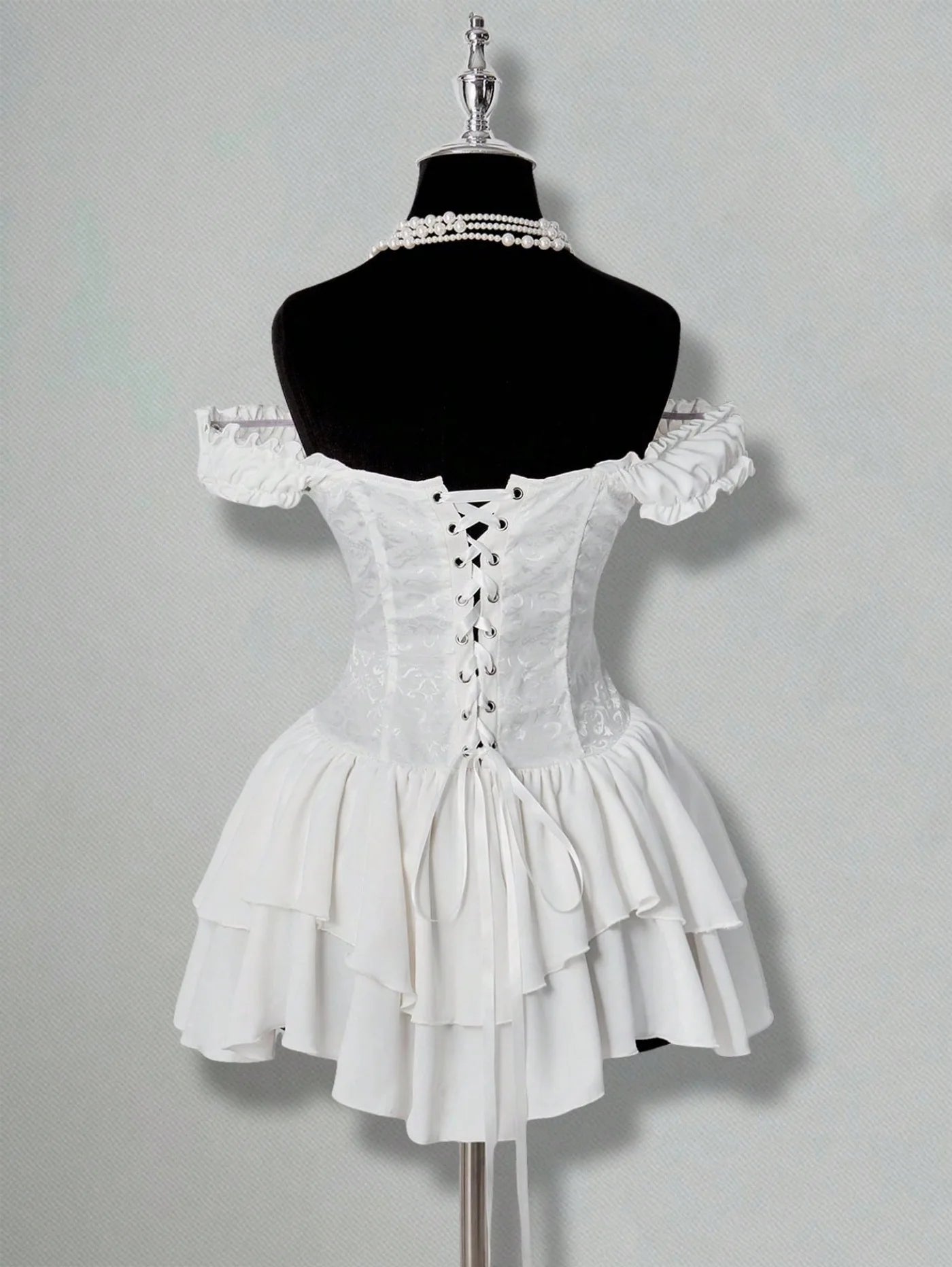 Cute Queen Style Short Dress