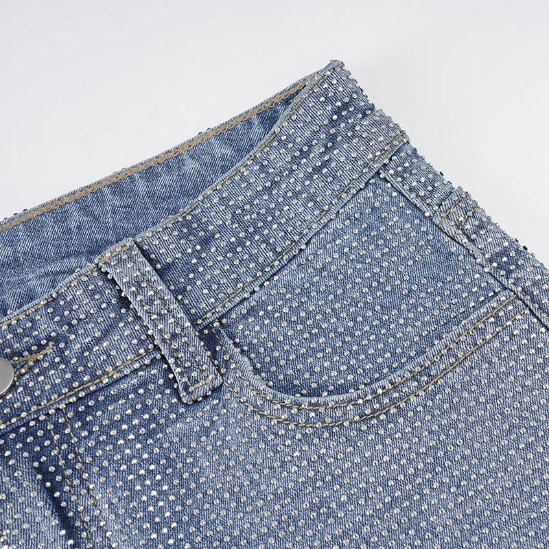 Sparkle Glam Rhinestone Shorts
