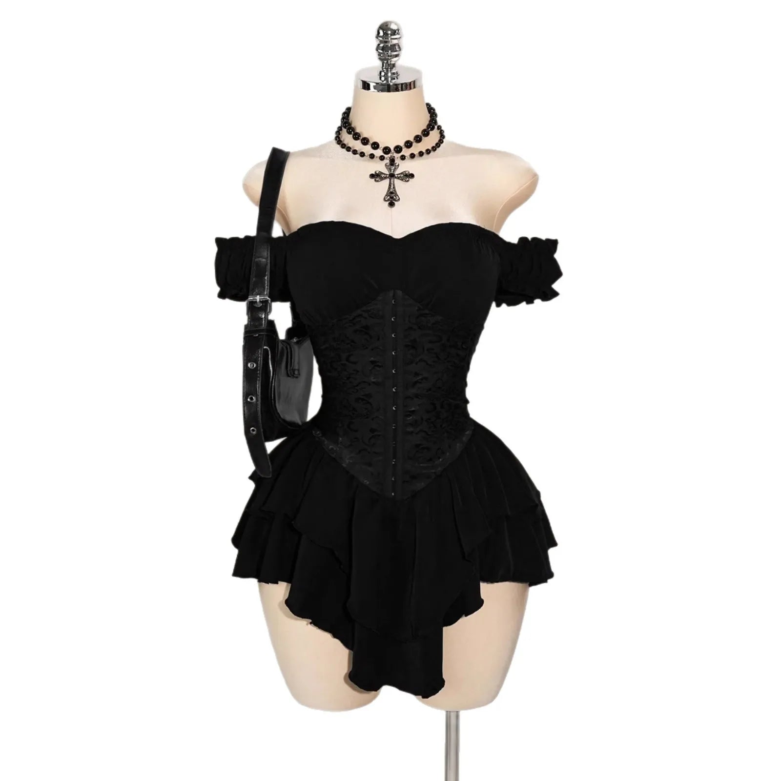 Cute Queen Style Short Dress