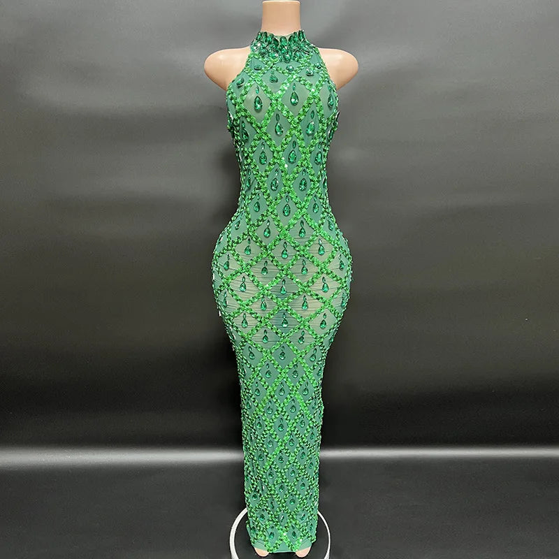 Luxurious Rhinestone Dress
