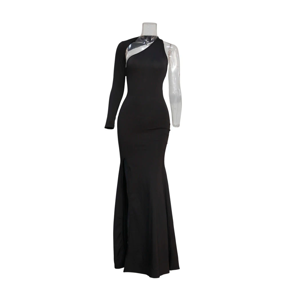 Elegant 1 Long-sleeved Dress
