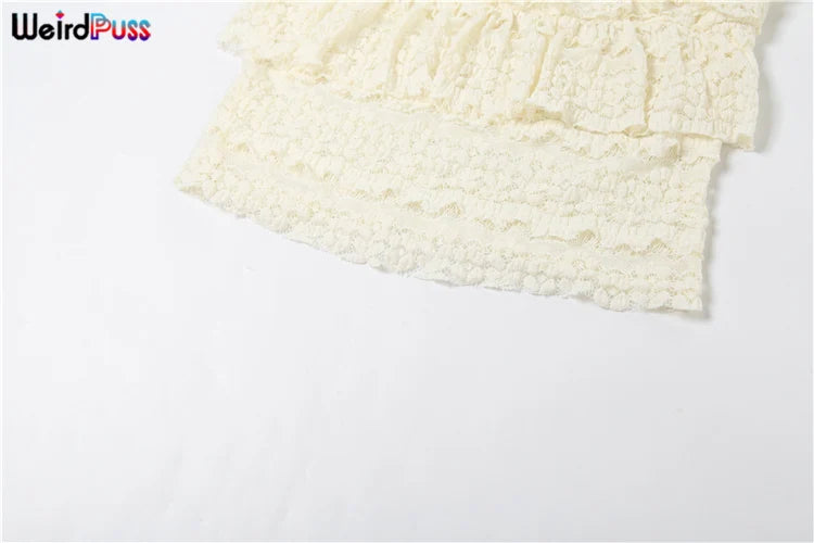 Ruffles Top+Shorts Set