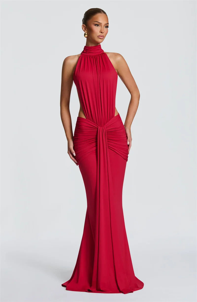 Royal Backless Dress