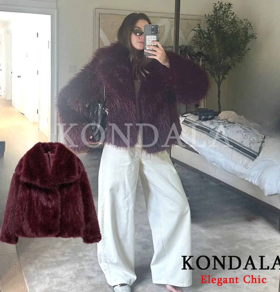 Deep Brown Fur Coat