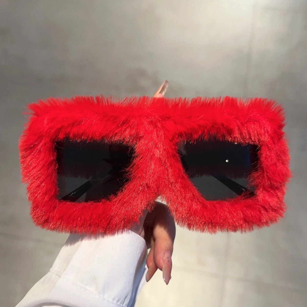 Furry Square Shades