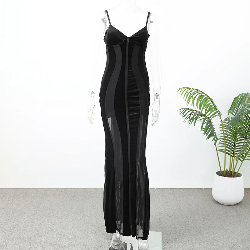 Black Velvet Dress