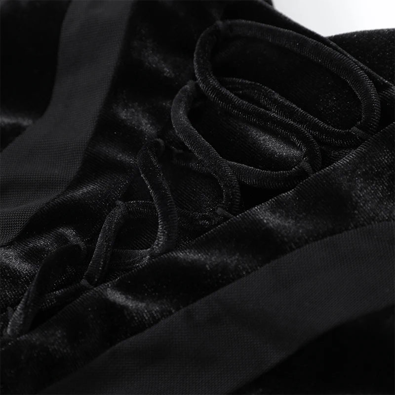 Black Velvet Dress