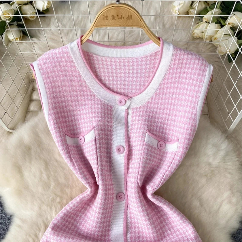 Girlie Sleeveless Business Dress