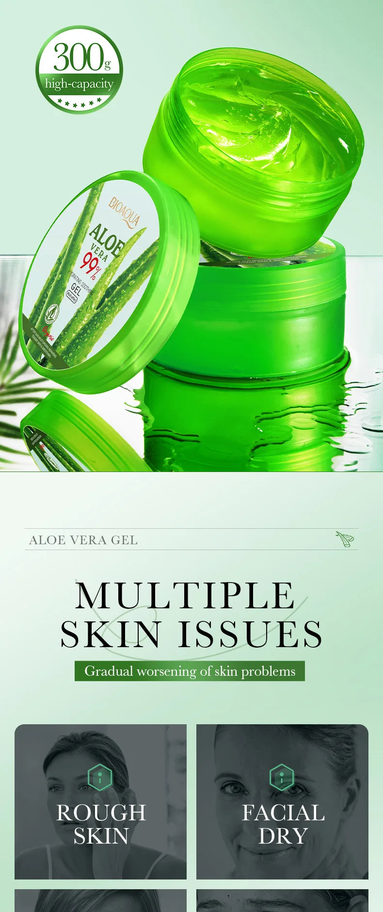 BIOAQUA Moisturizing and Soothing Aloe Vera Gel