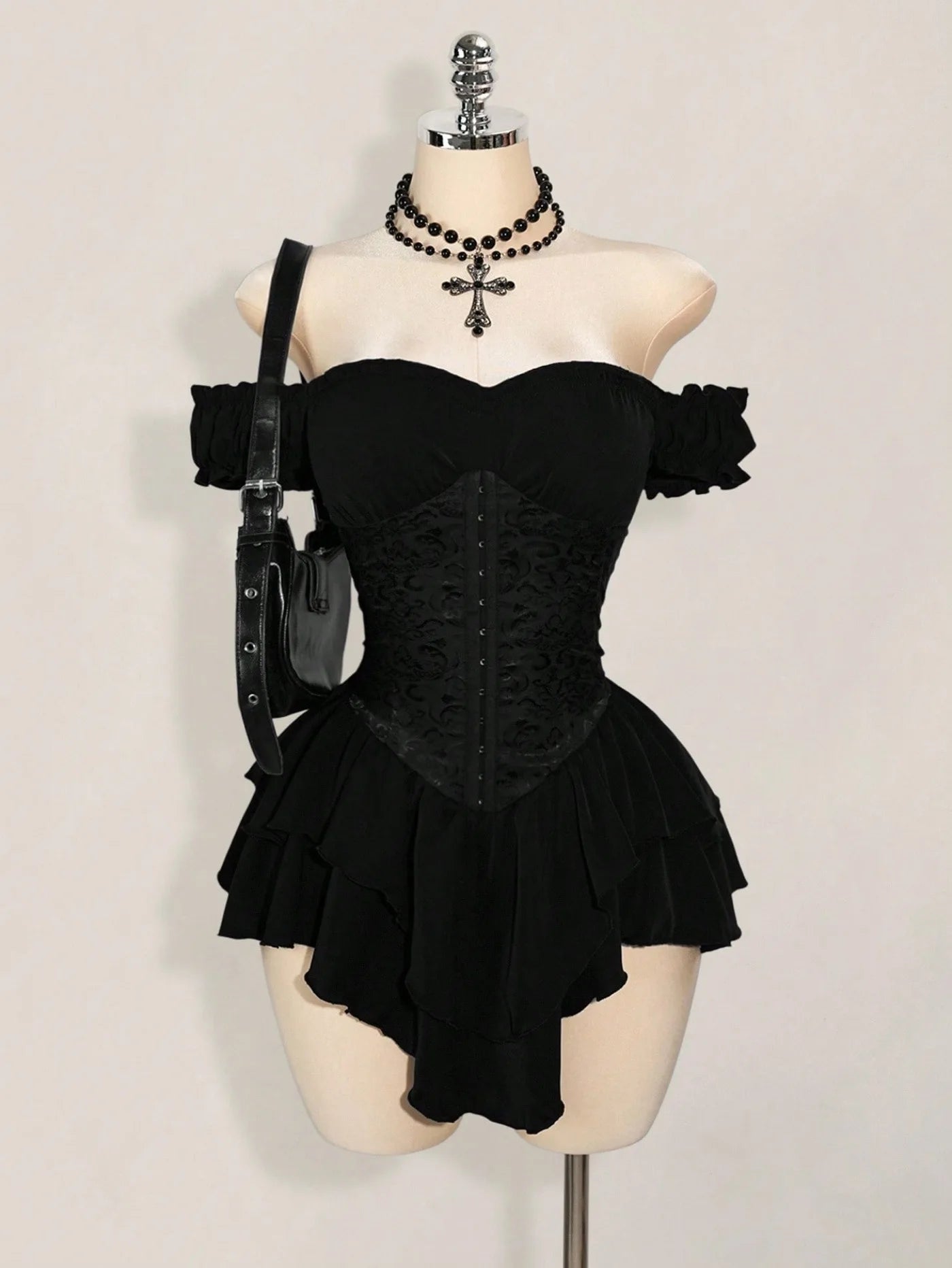 Cute Queen Style Short Dress