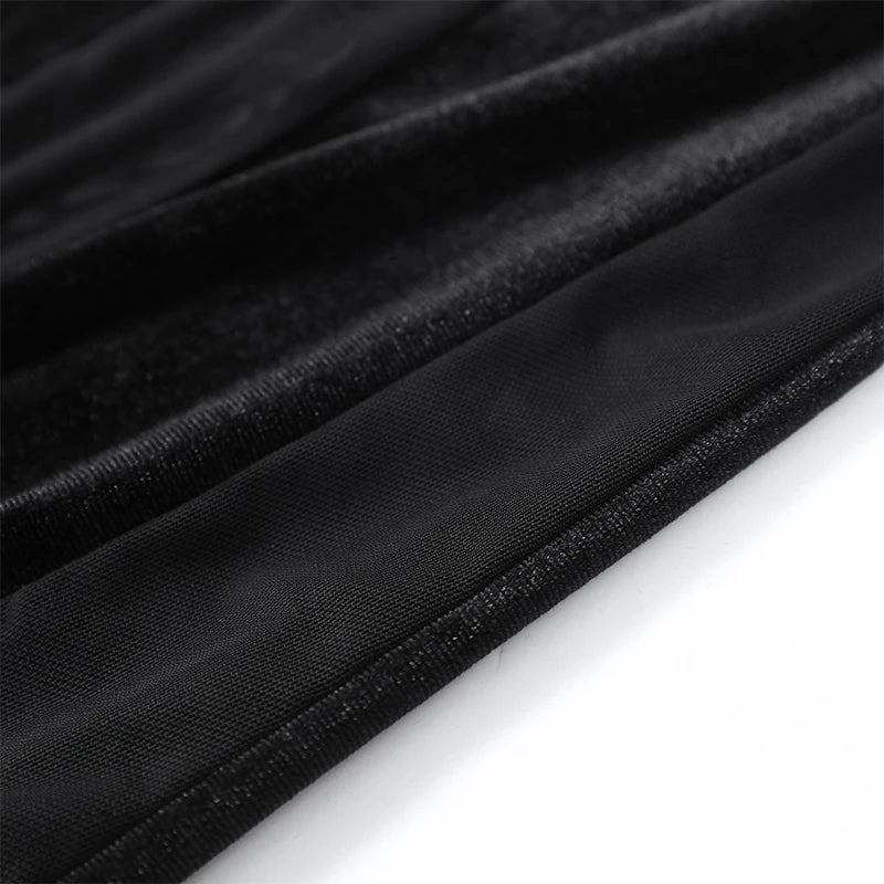 Black Velvet Dress