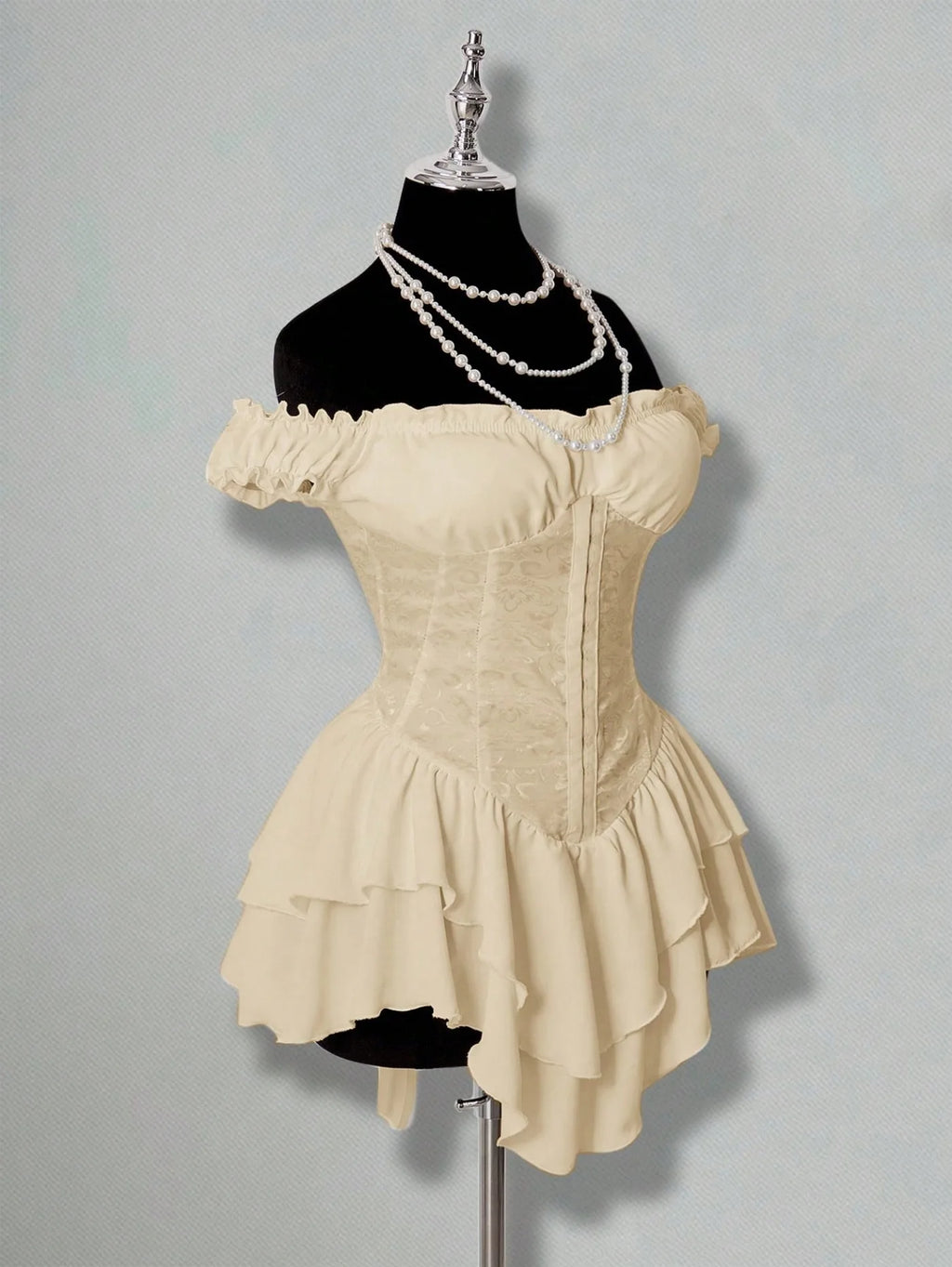 Cute Queen Style Short Dress