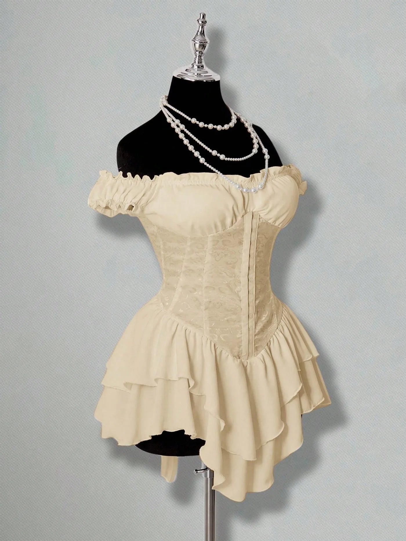 Cute Queen Style Short Dress