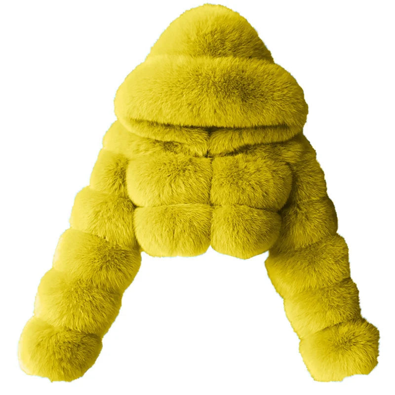 Fashionable Fur Winter Coat