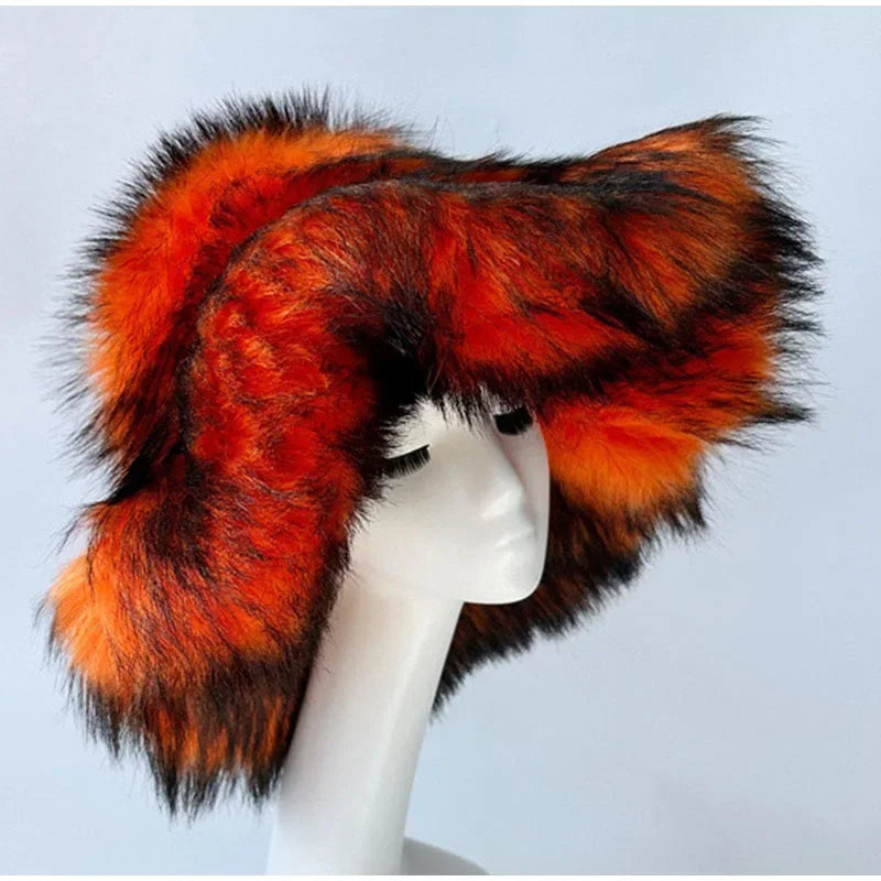 Fashionable Fur Bucket Hats