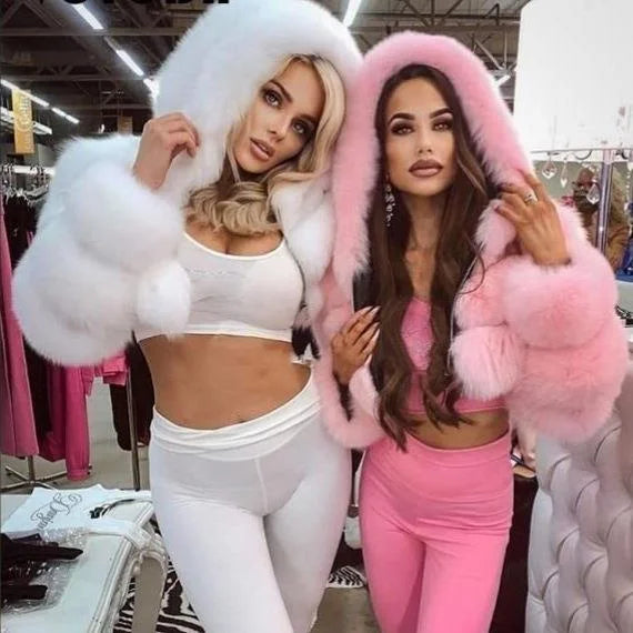 Fashionable Fur Winter Coat