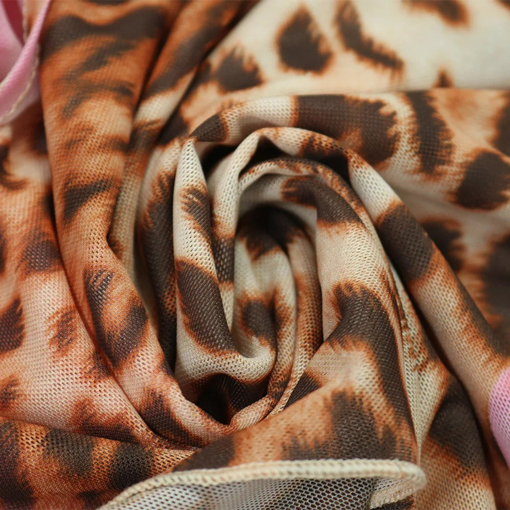 Floral Leopard Summer Dresses