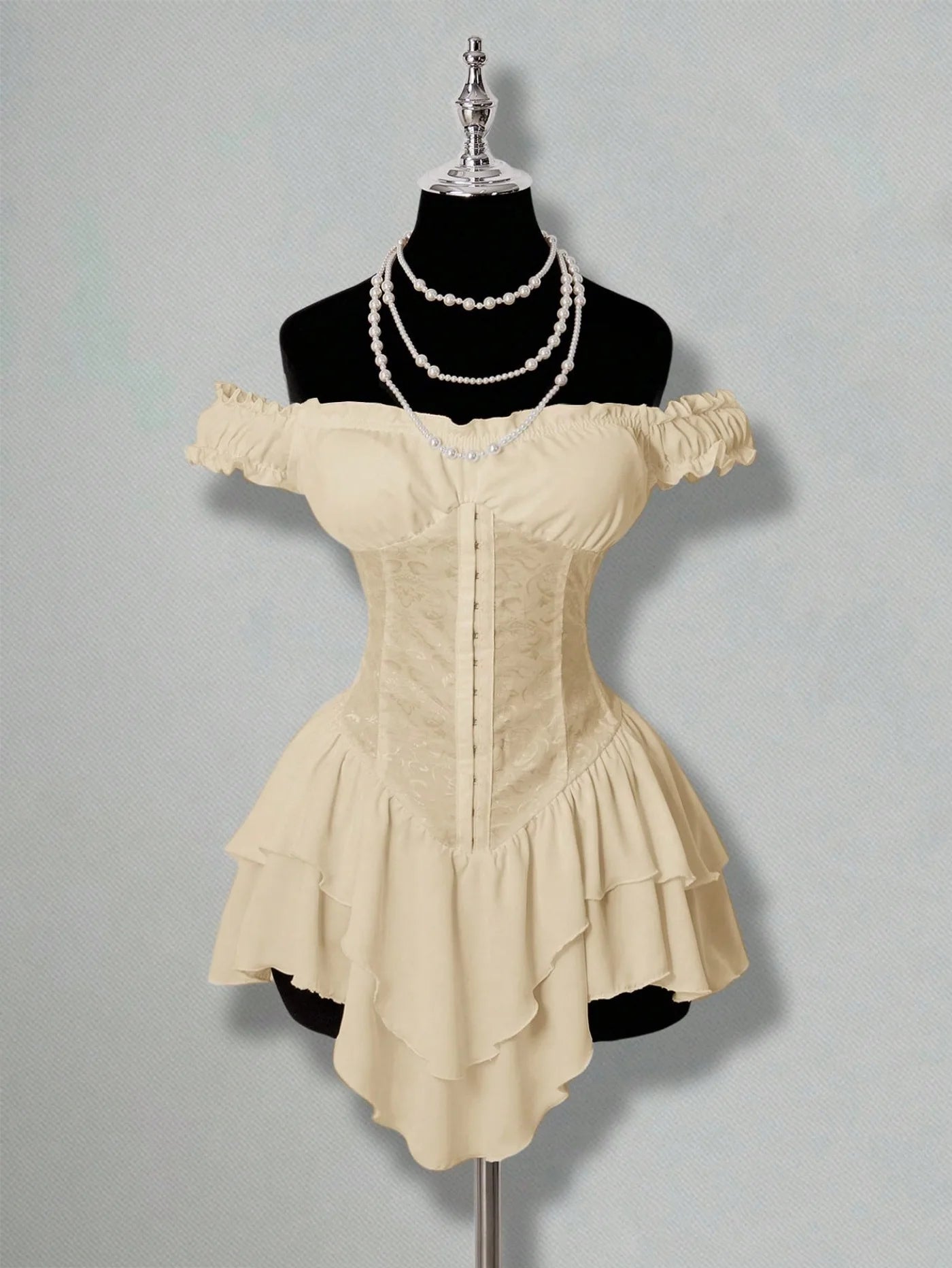 Cute Queen Style Short Dress