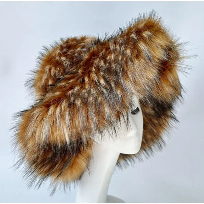 Fashionable Fur Bucket Hats