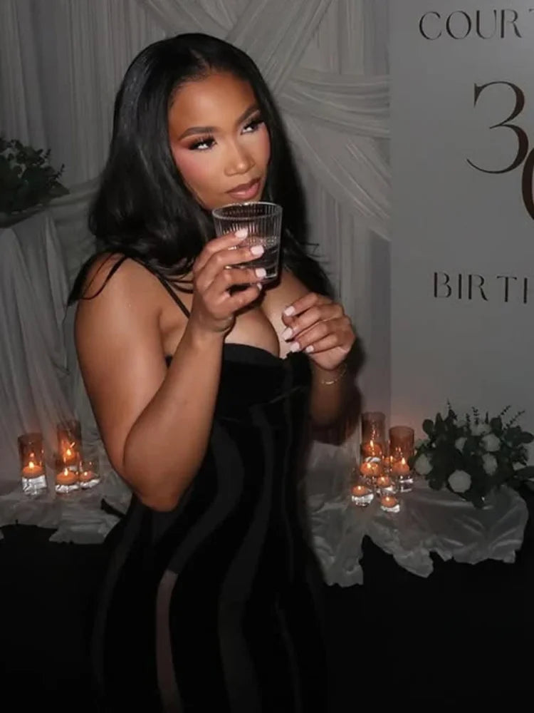 Black Velvet Dress