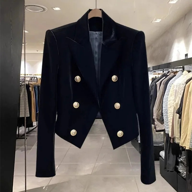 Business Velvet Coat