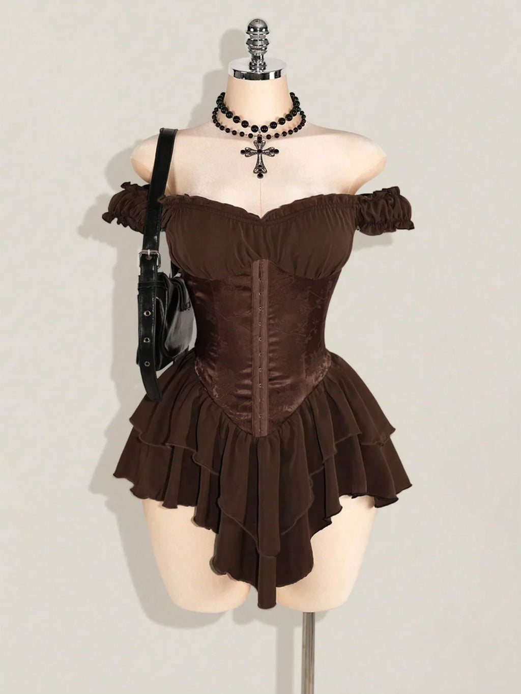 Cute Queen Style Short Dress